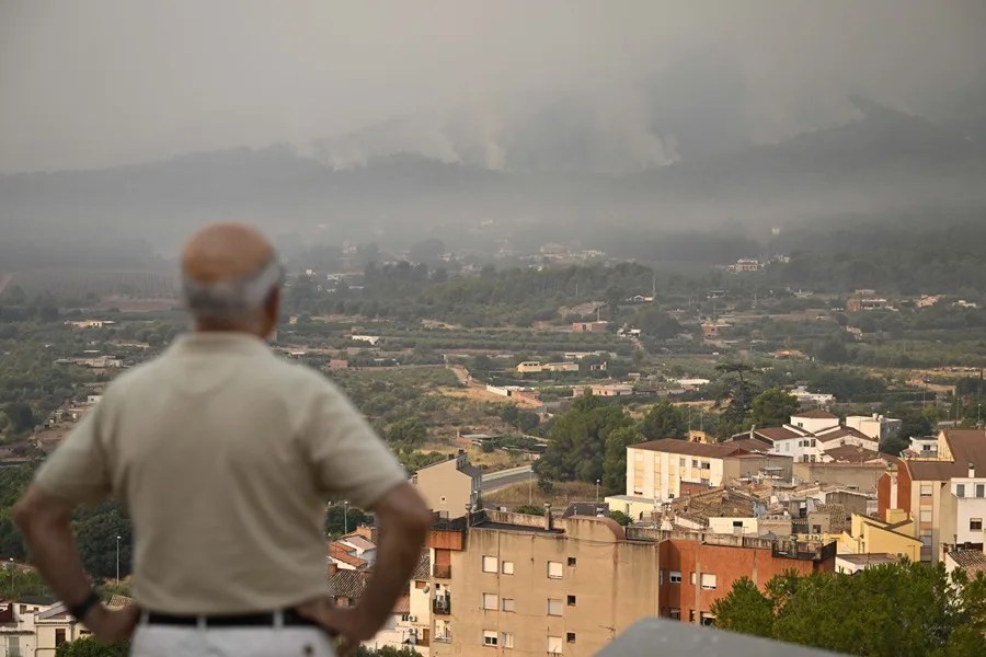 Vista general de Onda (Castellón), uno de los municipios afectados por el incendio