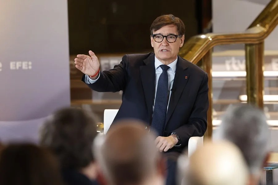 El presidente de la Generalitat de Cataluña, Salvador Illa