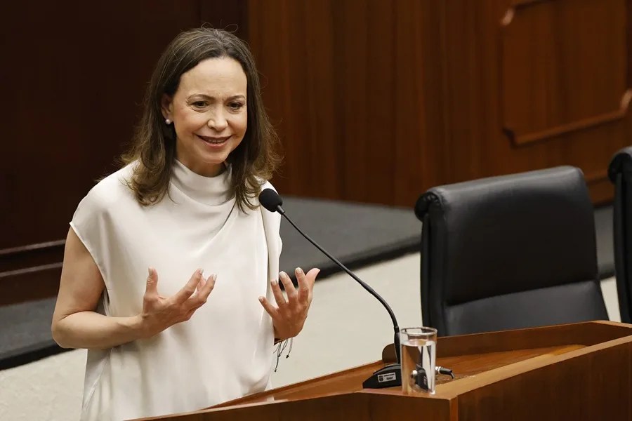 María Corina Machado asegura que la "transición viene" en Venezuela