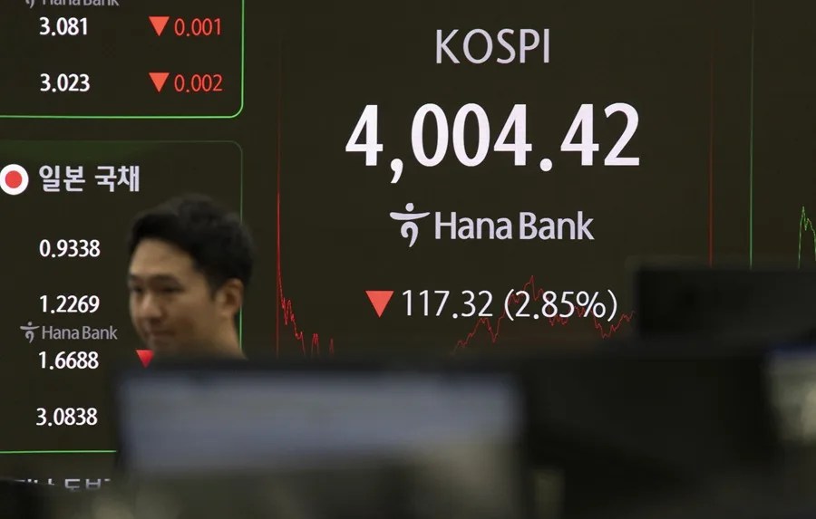 El Kospi surcoreano y el Nikkei japonés caen tras el anuncio de nuevos aranceles de Estados Unidos