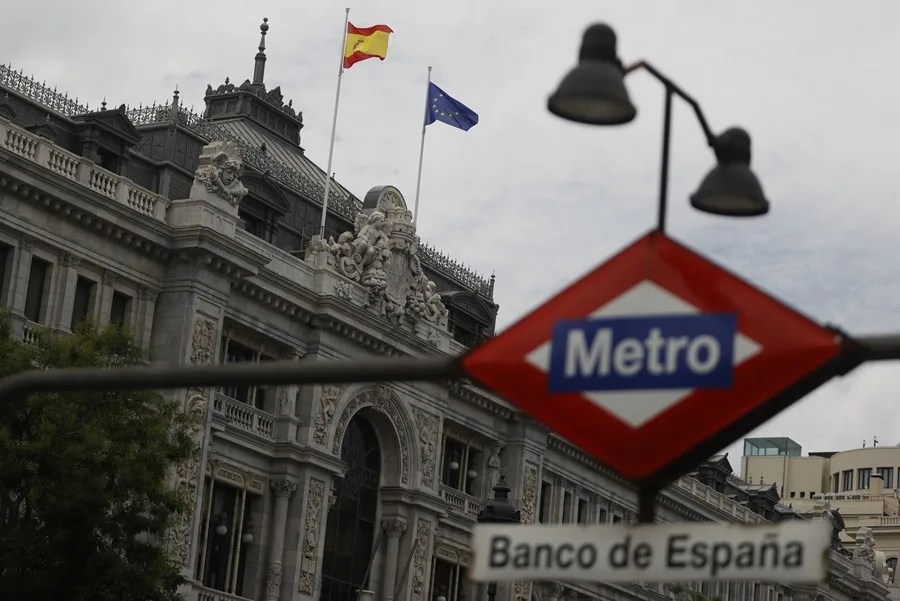 Fachada del Banco de España.