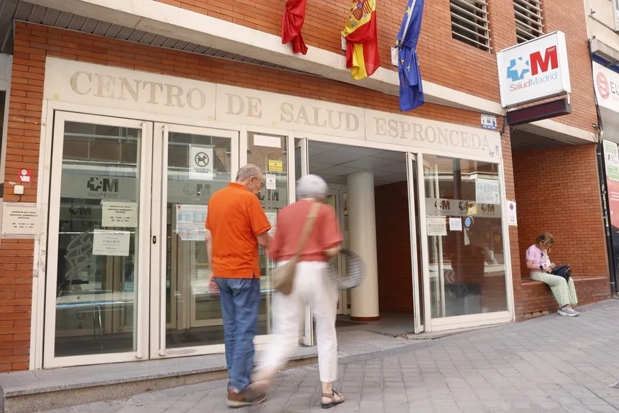 Centro de Salud en la calle Espronceda, en Madrid.