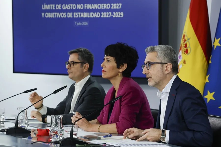 Rueda de prensa convocada tras la reunión semanal del Consejo de Ministros, este martes