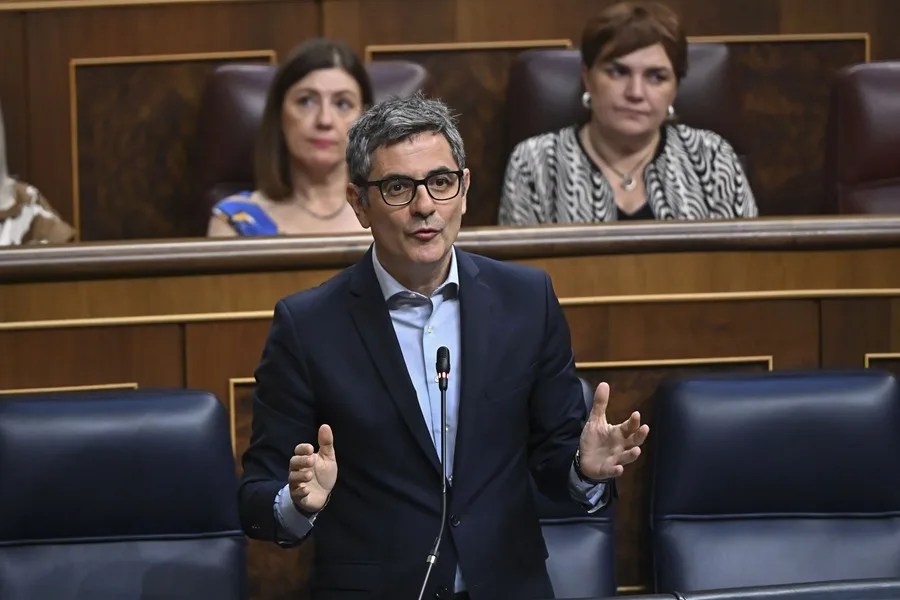 El ministro de la Presidencia, Justicia y Relaciones con las Cortes, Félix Bolaños