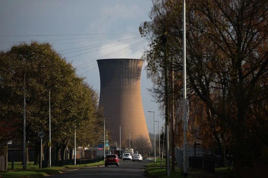 Torres de refrigeración de la planta siderúrgica de Scunthorpe