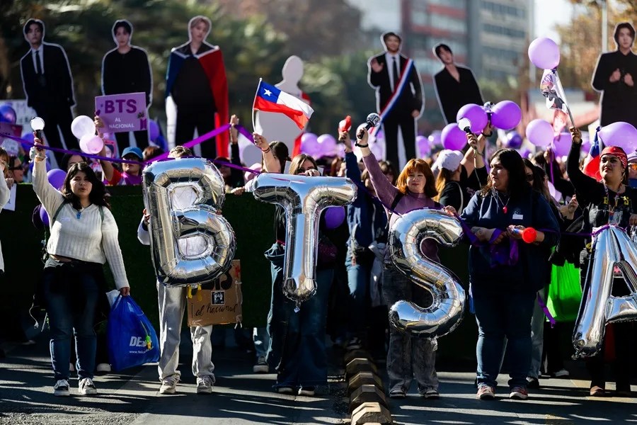 El Gobierno chileno autoriza conciertos de BTS en Santiago en octubre y termina incertidumbre