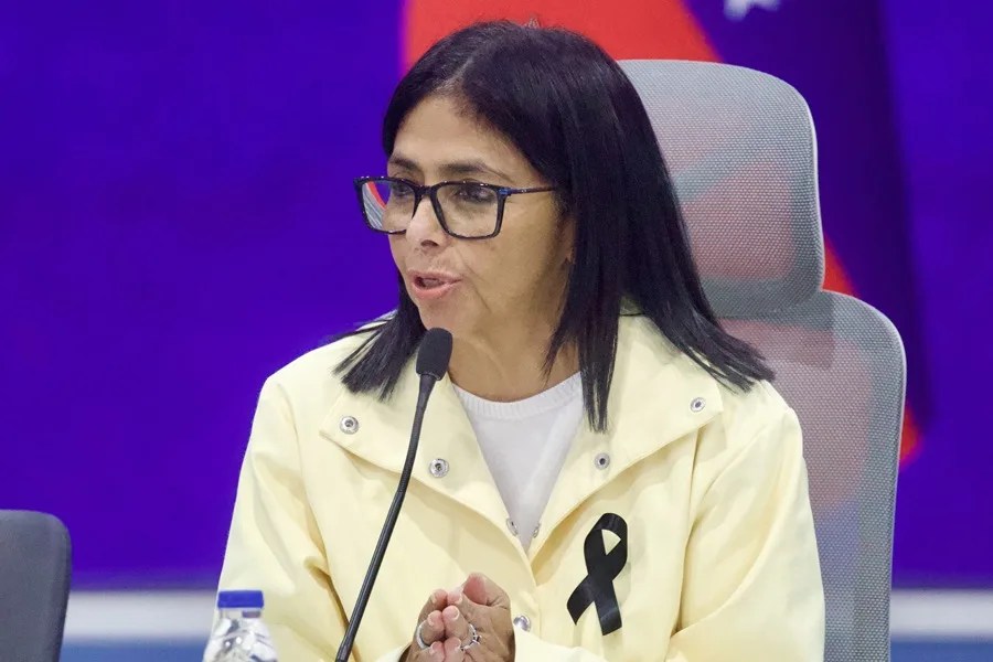 La presidenta encargada de Venezuela, Delcy Rodríguez