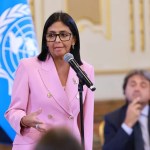 Delcy Rodríguez aborda con el FMI el uso de reservas para la recuperación tras los sismos