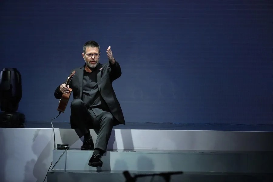 El humorista y presentador Héctor de Miguel Martín "Quequé".