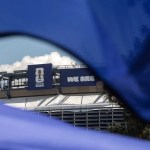 Se exhibe la señalización de la Copa Mundial de la FIFA 2026 en el estadio MetLife de East Rutherford, Nueva Jersey