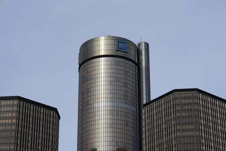 Fachada de la central de General Motors, en Detroit (Estados Unidos).