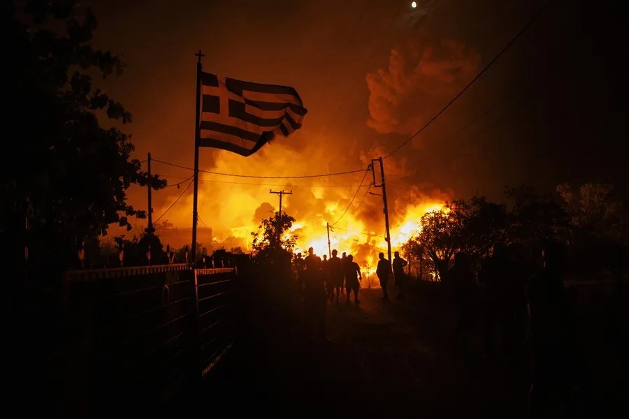 INCENDIO SALONICA