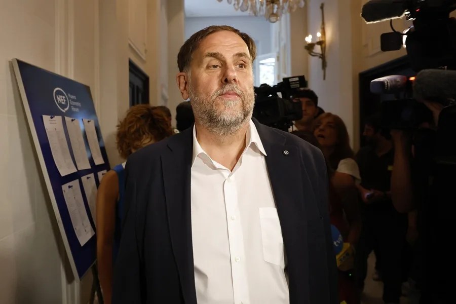 El presidente de ERC, Oriol Junqueras
