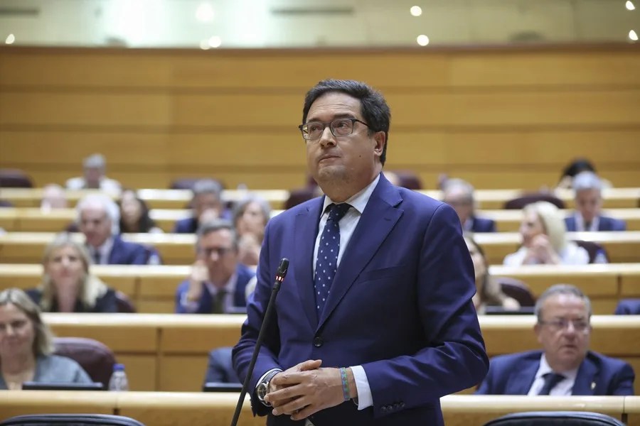 El secretario general del PSOE de Madrid y ministro para la Transformación Digital y de la Función Pública, Óscar López.