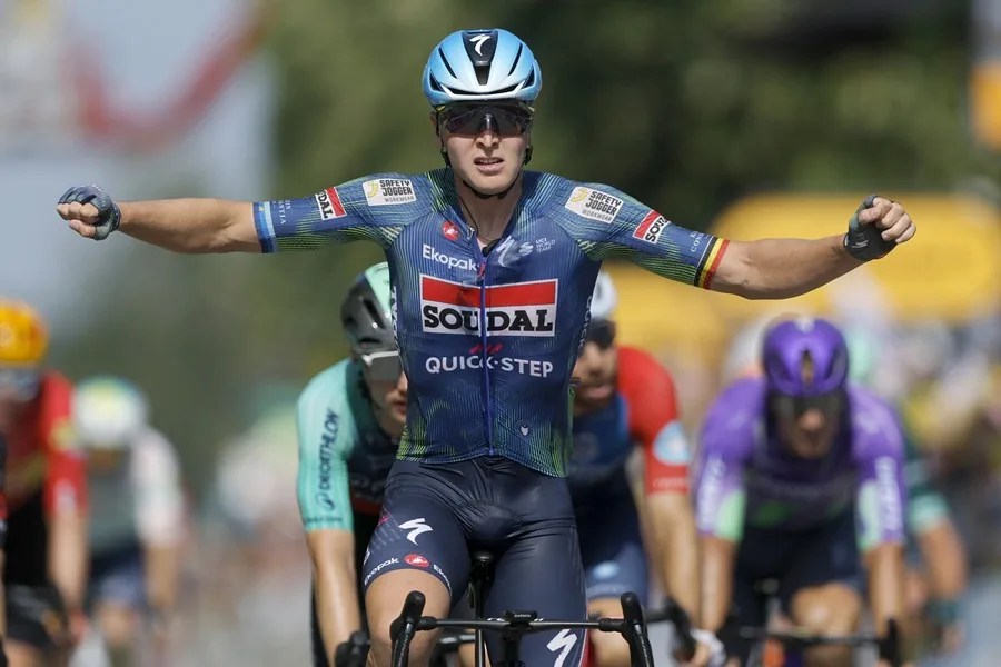 El ciclista belga Tim Merlier.