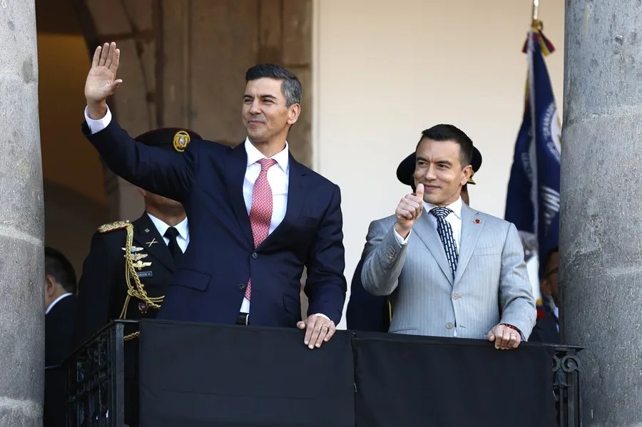 Noboa y Peña ensalzan "nueva generación de mandatarios" en la región para combatir crimen