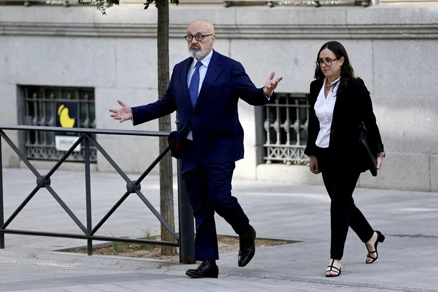 El abogado Jacobo Teijelo, que defiende al exdirigente socialista Santos Cerdán