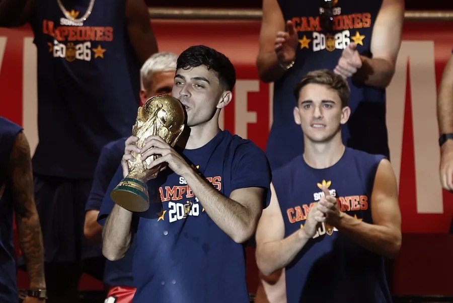 El jugador de la selección española Pedri.