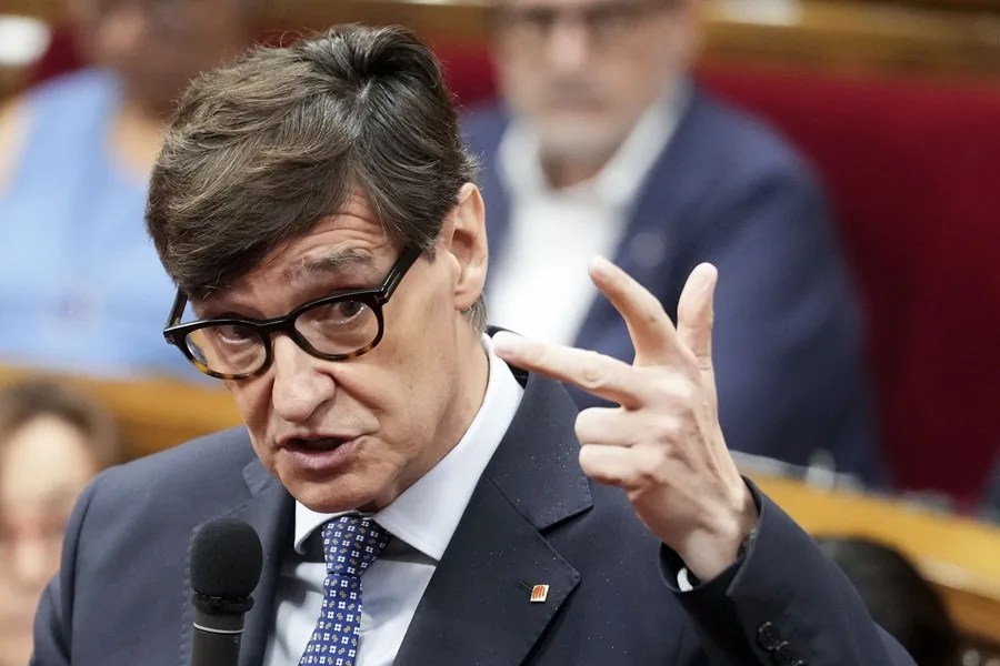 El presidente de la Generalitat, Salvador Illa