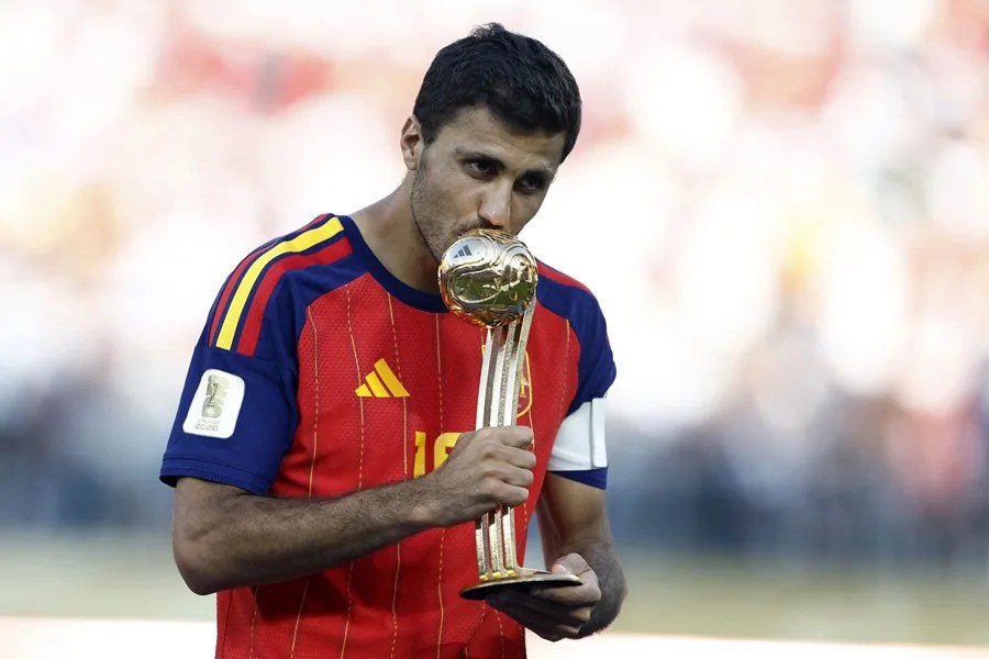 Rodri es elegido como el mejor jugador del Mundial 2026