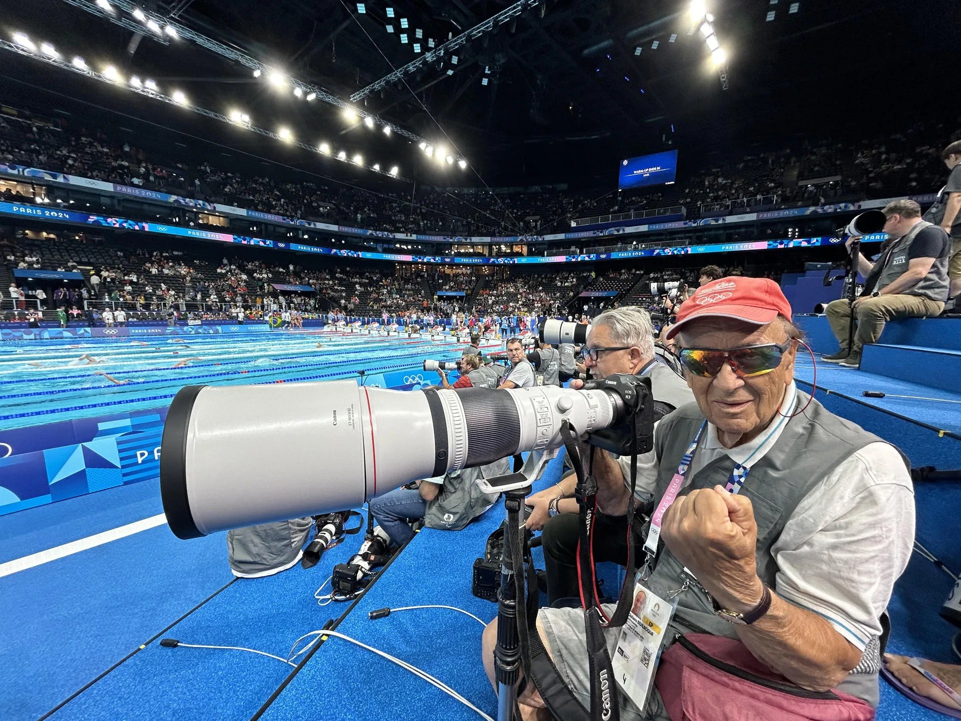 . A sus 85 años, el italiano Giuliano Bevilacqua, autor de la icónica fotografía de la 'Mano de Dios' en el gol del argentino Diego Armando Maradona ante Inglaterra en el Mundial México 1986, buscará otra este domingo en la final del Mundial en Nueva York otra imagen inmortal, tal y como confesó en una entrevista con EFE. EFE/Cedida por Giuliano Bevilacqua