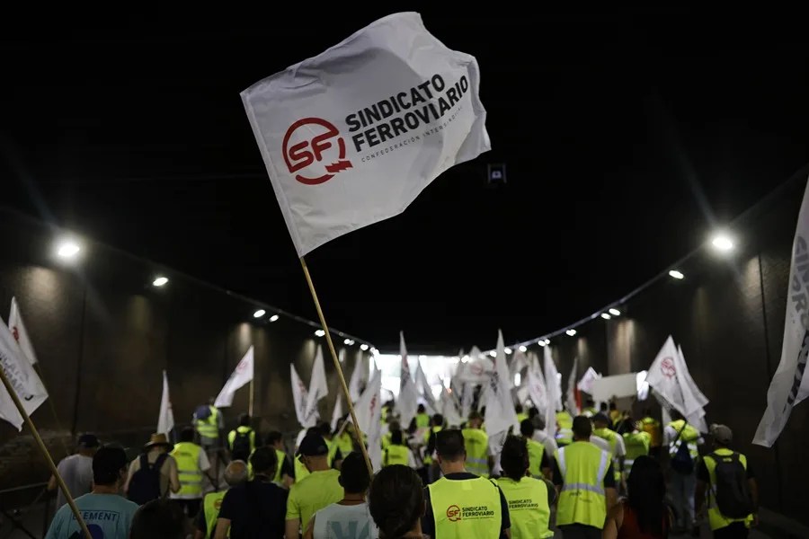 El Sindicato Ferroviario denuncia el «desmantelamiento» de Renfe Mercancías en una jornada de huelga