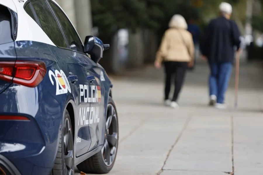 Un coche de la Policía Nacional