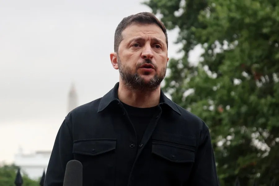 El presidente de Ucrania, Volodímir Zelenski.
