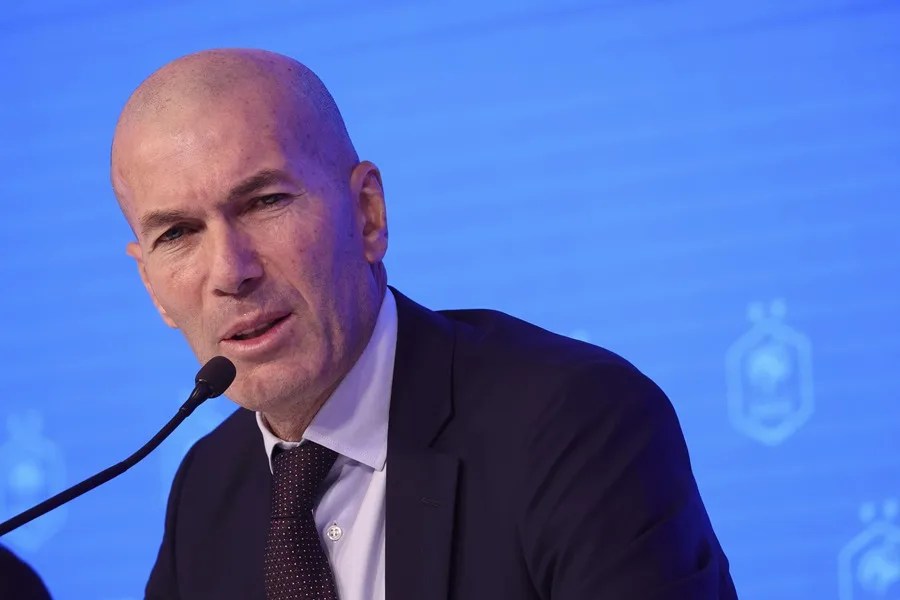 Zinedine Zidane, este martes.