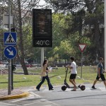 Imagen de archivo que evidencia el extremo calor registrado este verano en España