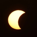 Imagen del eclipse solar tomada en Tunez