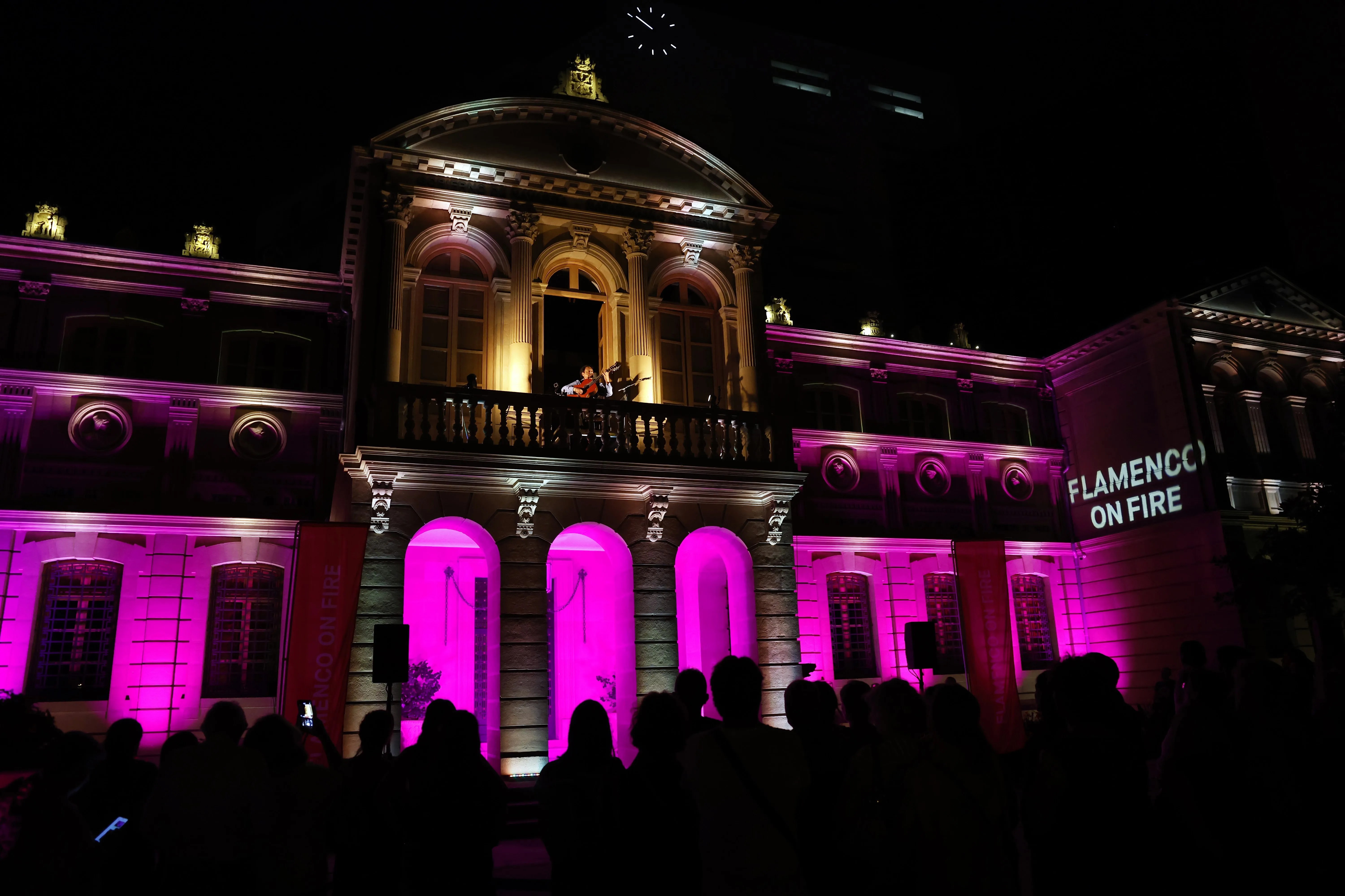Imagen de una de las actuaciones de la 12+1 edición del festival Flamenco on Fire en Pamplona