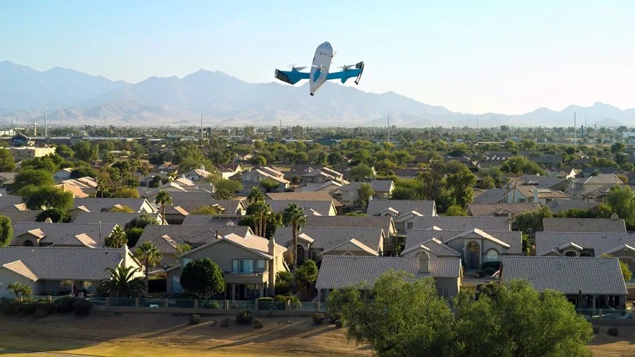 Amazon ampliará su reparto con drones a casi 500 ciudades de Estados Unidos a finales de 2026