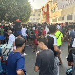 Ceuta inmigrantes colas Policía