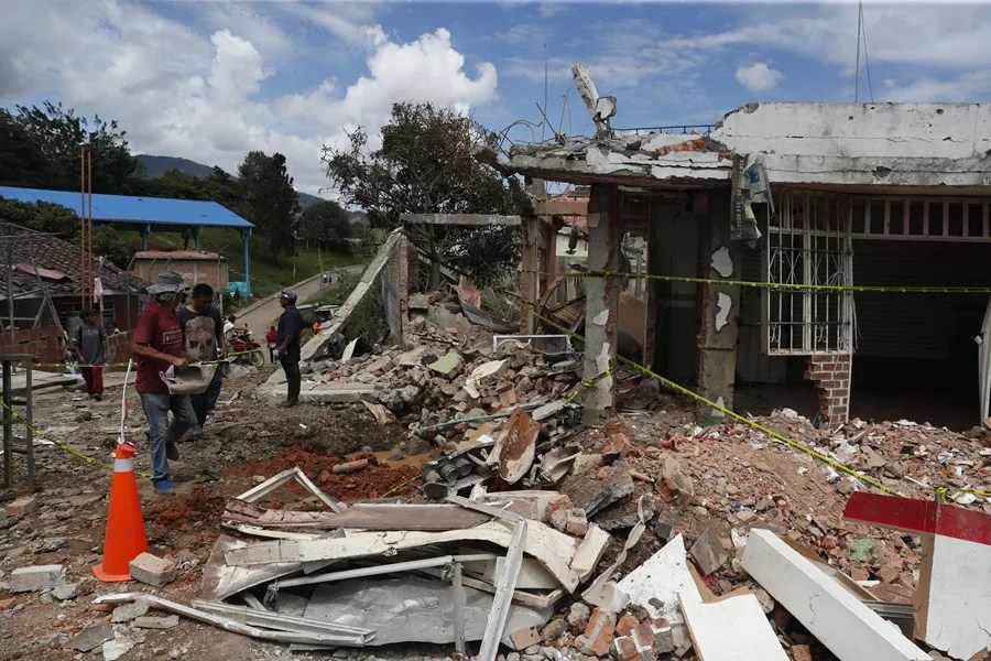 Los ataques con drones han aumentado un 146 % en Colombia este año, según la Defensoría