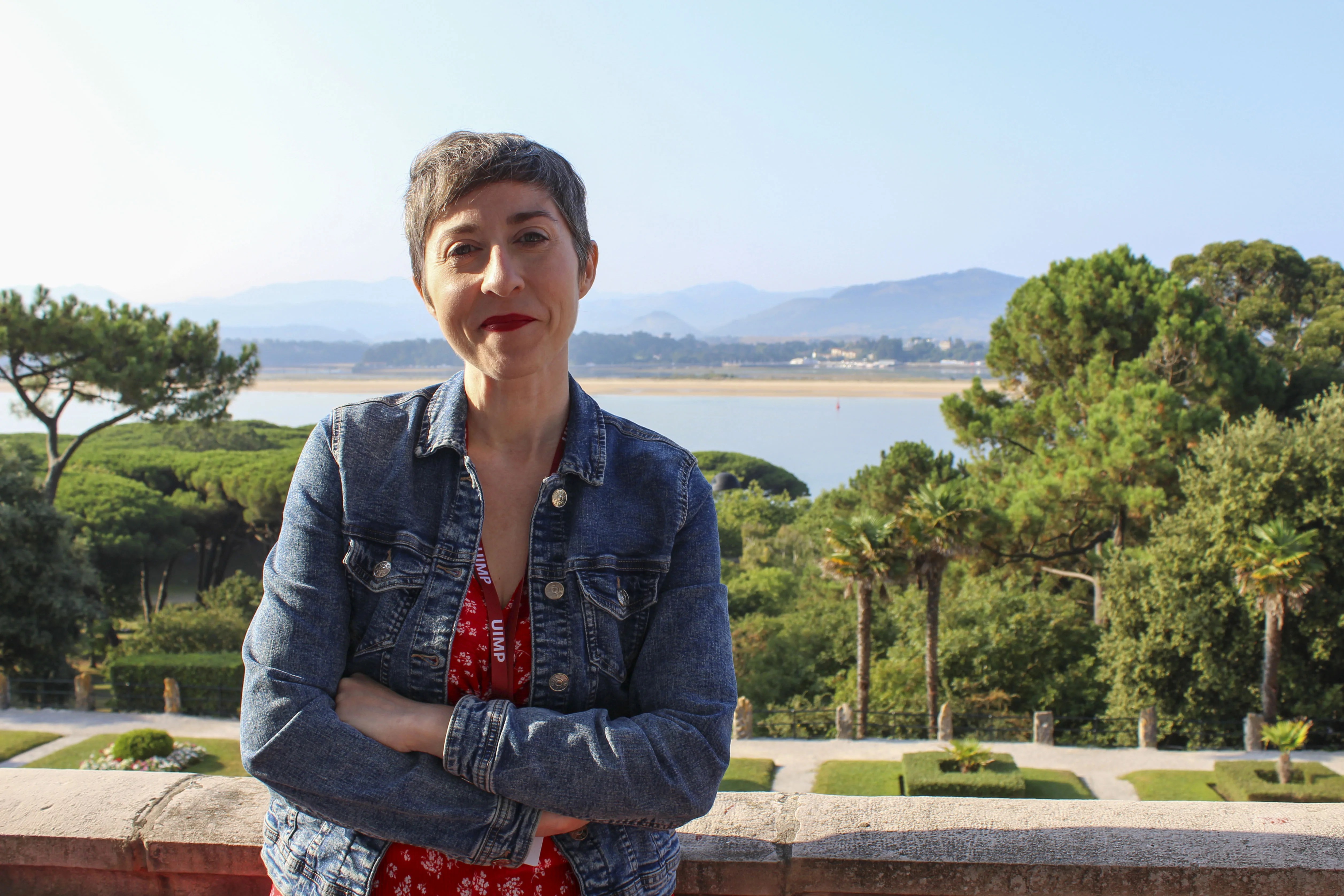 La escritora Elena Medel en una entrevista con EFE. EFE/ Eva García