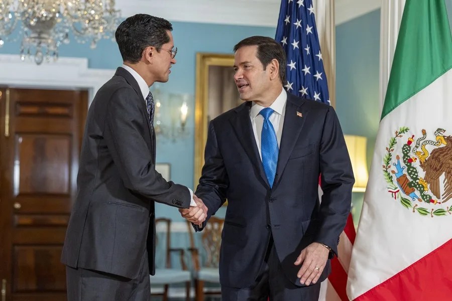 Marco Rubio recibe al canciller de México en medio del diálogo para alcanzar un acuerdo comercial