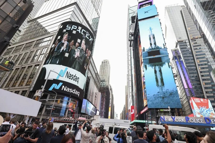 SpaceX cae más de un 10 % en la bolsa ante la preocupación por el gasto en IA