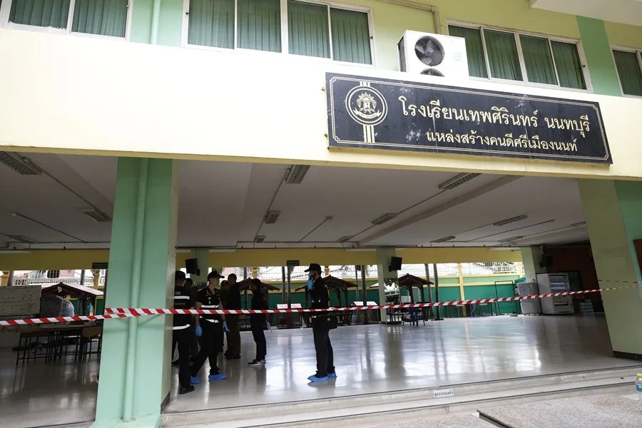 Tiroteo mortal en una escuela en Tailandia