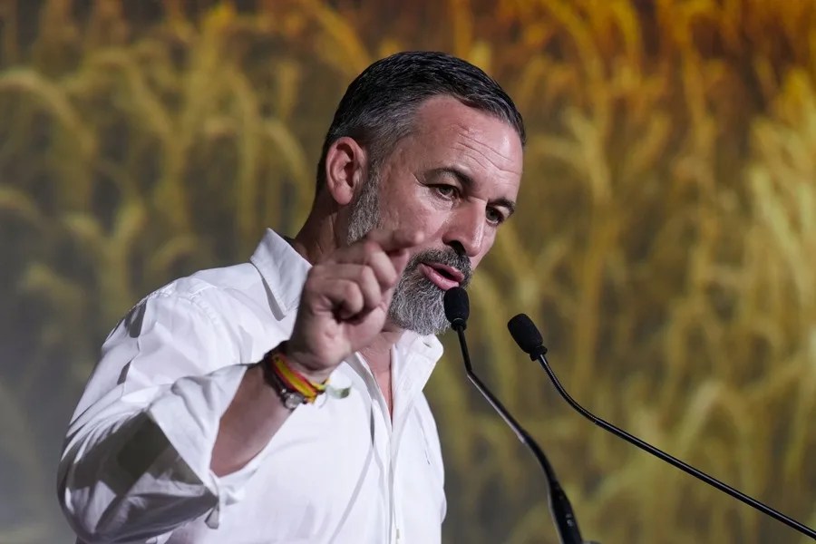 El líder de VOX, Santiago Abascal