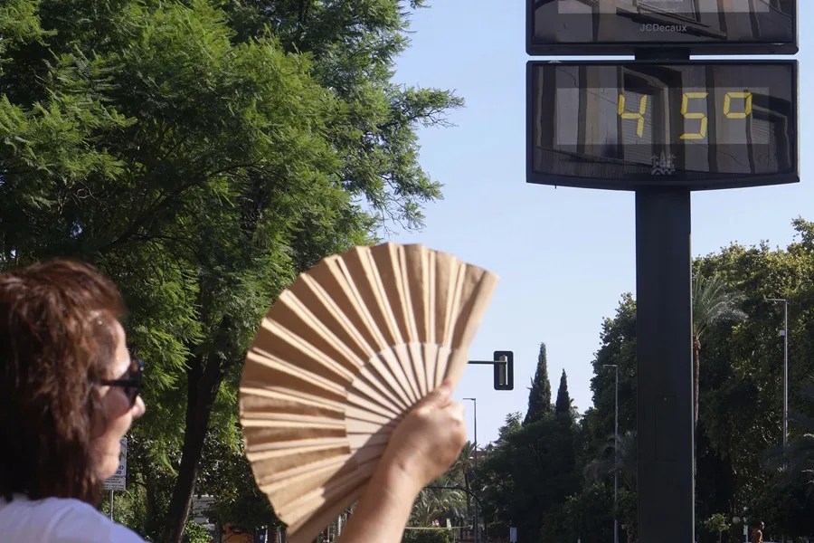 Termómetros con elevadas temperaturas en Córdoba.