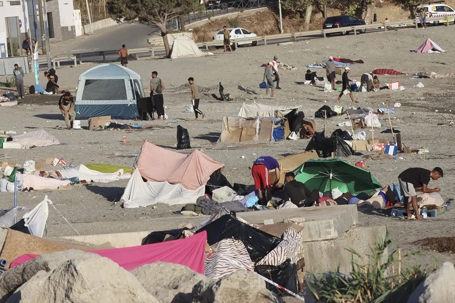 Ceuta acogida inmigrantes
