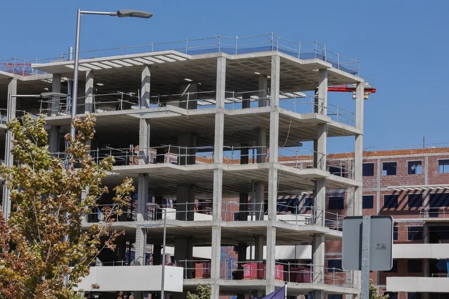 Obras en construcción en España