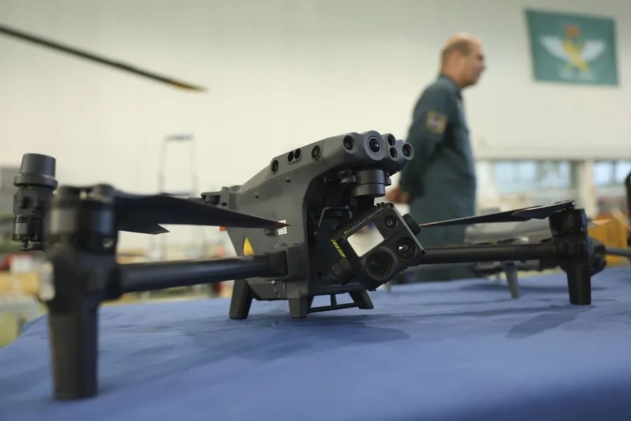 La unidad de drones y contradrones de la Guardia Civil, cuyo trabajo han explicado a EFE sus responsables.