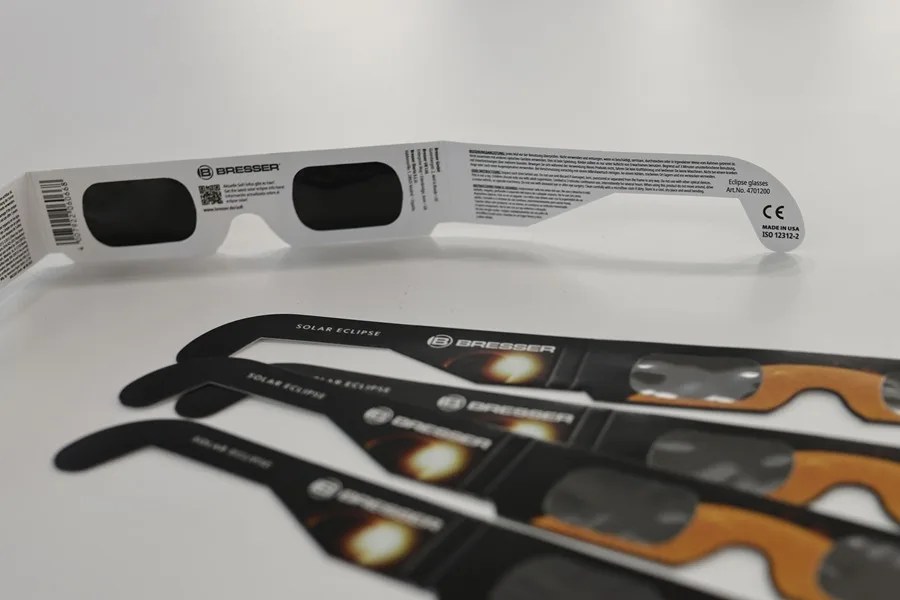 Gafas homologadas para ver el eclipse