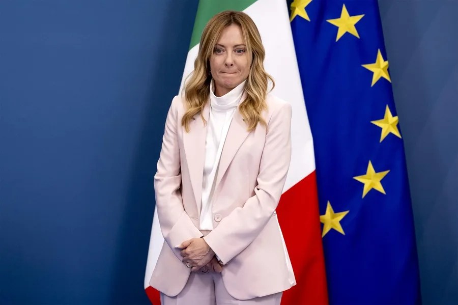 La primera ministra italiana, Giorgia Meloni.