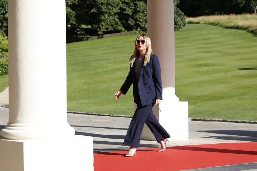 La primera ministra italiana Giorgia Meloni.