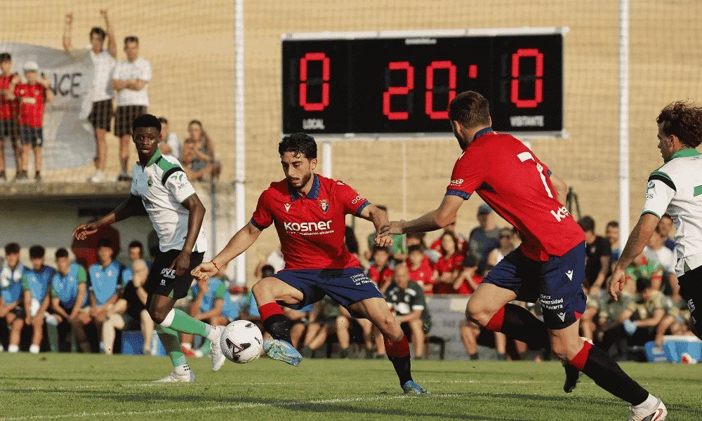 Imagen de archivo de un partido de fútbol de Osasuna