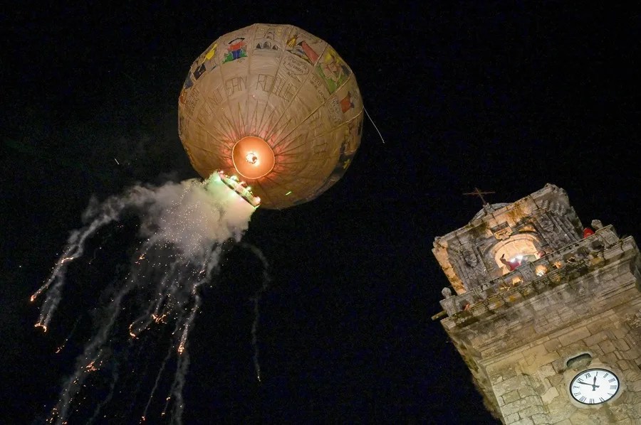 El globo de Betanzos (A Coruña).