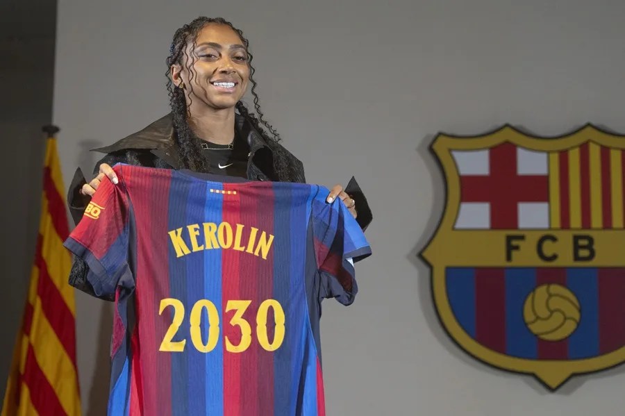 Kerolin Nicoli fútbol Barcelona